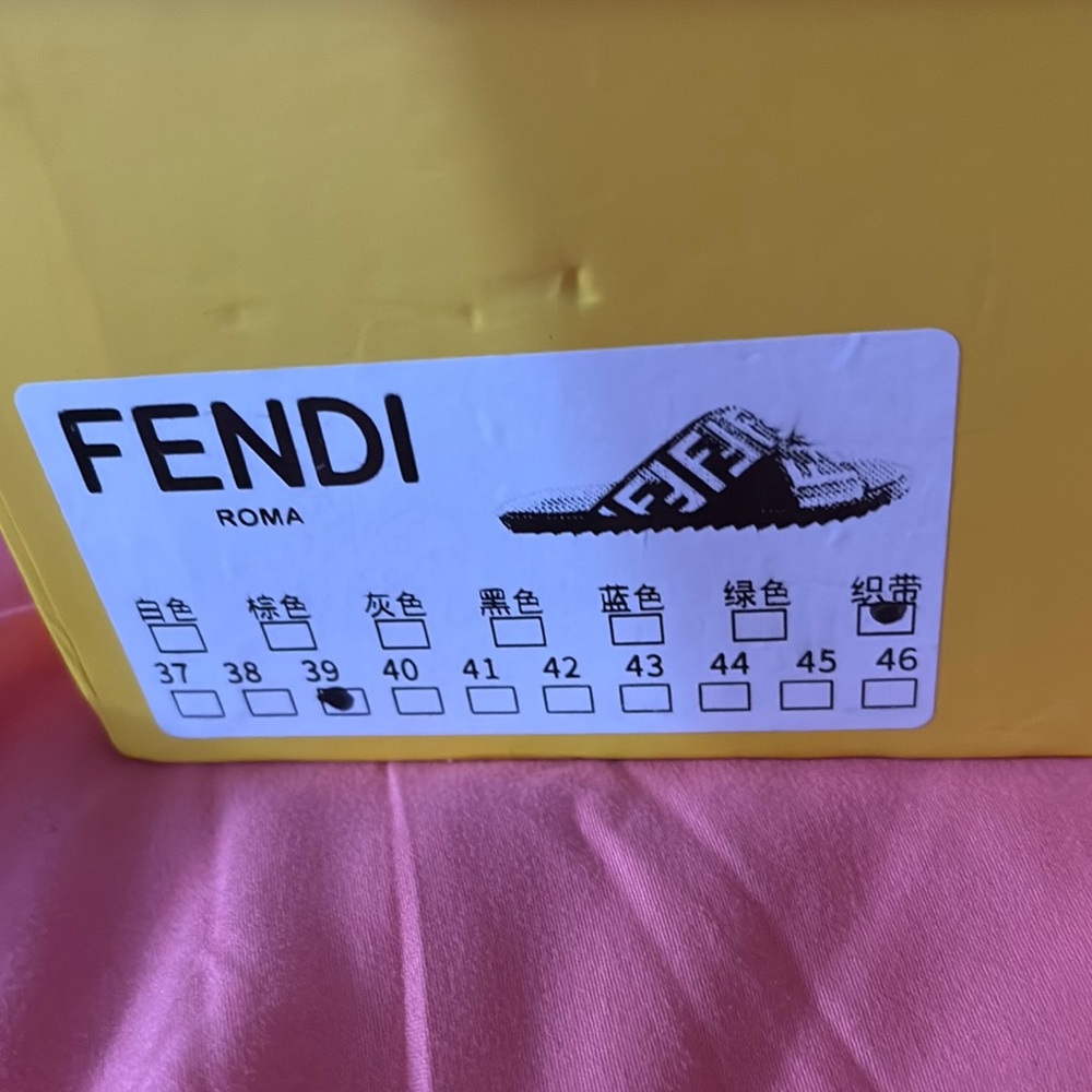 Fendi Roma Yellow Box